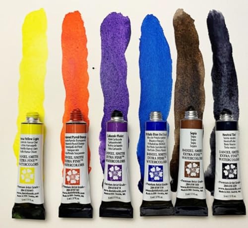 DANIEL SMITH Jansen Chow Master Artist Set II Set 6 Watercolor 5ml Tubes (total 6 pieces) 285610406