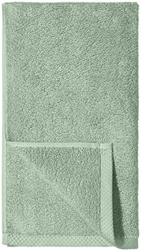 Amazon Basics Lightweight Quick-Dry Hand Towels, 100% Cotton, 28" x 16", Seafoam Green, 8-Pack - color: Seafoam Green, size: Hand Towel, style: Hand Towel (Pack of 8)