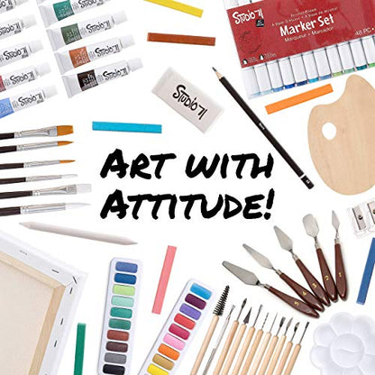 Darice Studio 71 Portable Sketching Art Set, 29 Pieces - style: 28-Piece Sketching Art Set