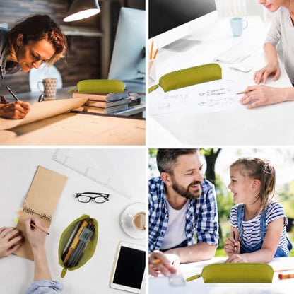Heshengping 26 Pack Sketching Pencils Set with Light Green Pencil Case Premium Graphite Drawing Pencils Kit with Charcoal, Blending Stumps, Erasers, Ideal Art Supplies Gift for Artists, Beginners - style: Light Green | 26 Pack
