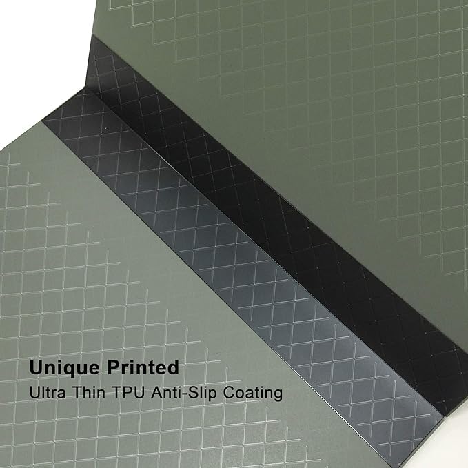 18"x12" Self Healing 3 Layer Folding Cutting Mat, Non-slip Non-reflective, Great for Crafts, Quilting, Sewing, Scrapbooking Molandi Green (Molandi Green)