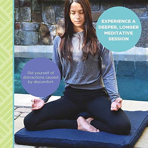 Bean Products Hemp Round Zafu Meditation Cushion, Yoga Pillow - Cranberry - color: Hemp Cranberry, size: Round - 14"