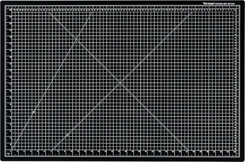 Dahle Vantage 10673 Premium Self-Healing Cutting Mat, 24"x36", 1/2" Grid, 5 Layers for Max Healing, Perfect for Crafts & Sewing, Black - color: Black, size: 36"L x 24"W
