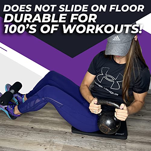 Nordstick Nordic Curl Knee Pad - Premium Soft Feel and Extra Thick - Pad Provides Cushion for Knees and Elbows - Durable & Portable Exercise Mat For Many Workouts And Everyday Tasks - size: Standard