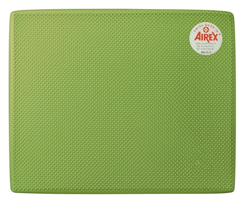AIREX Balance Pad – Stability Trainer for Balance, Stretching, Physical Therapy, Exercise, Mobility, Rehabilitation and Core Training Non-Slip Closed Cell Foam Premium Balance Pad - color: Kiwi, size: Elite