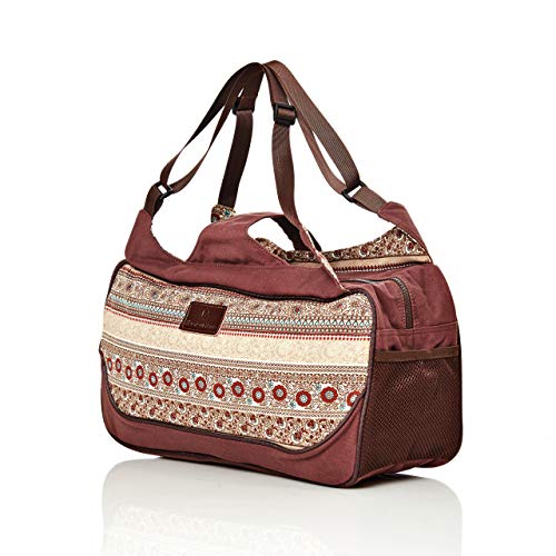 #DoYourYoga Full-Zip Extra Large Yoga Mat Tote Bag with Multi-Functional Storage Pockets for Sports Gym Pilates »Vimalaa« - color: BrownStyle