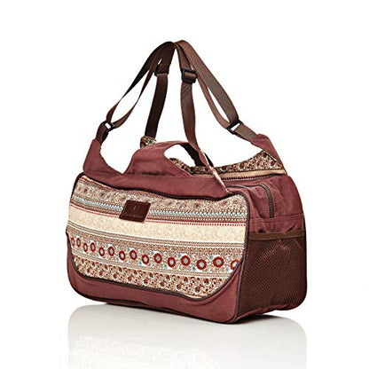 #DoYourYoga Full-Zip Extra Large Yoga Mat Tote Bag with Multi-Functional Storage Pockets for Sports Gym Pilates »Vimalaa« - color: BrownStyle