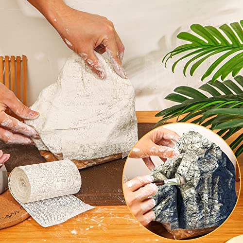 30ft - 211ft Plaster Cloth Rolls White Gauze Strips Wrap Bandages for Craft Belly Cast Mask Making Body Molds Scenery Art(12inch x 30 Feet, White) - color: White, size: 12 Inch x 30 Feet