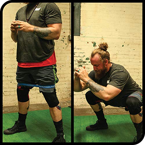 Short Resistance Bands - 12" by Serious Steel Fitness - color: #3 Blue