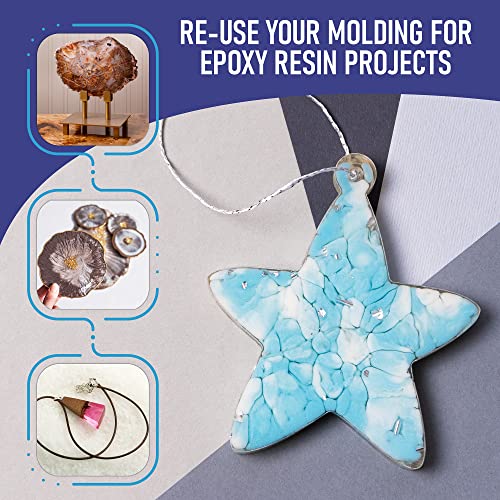 Midiza Epoxy Resin Tape 2" x 246 ft High Temp Release Tape for Molds | Tape Mold Release for River Tables & Crafts, High-Temp Silicone Easy-Peel Release Tape