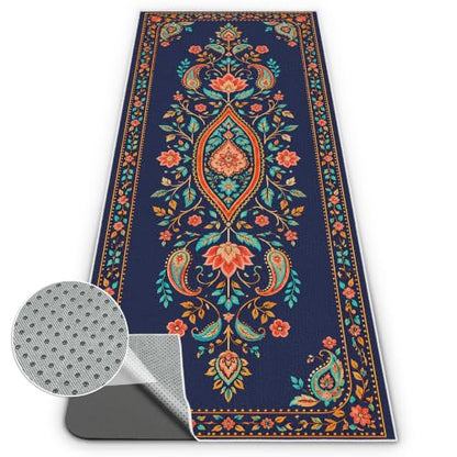 Hot Yoga Towel Non Slip, Ultra-Absorbent Yoga Mat Towel, Soft with Printed Design, Machine Washable, Yoga Pilates Towel Suitable for Exercise, Pilates, Yoga, 72x27in.Pattern - color: Pattern