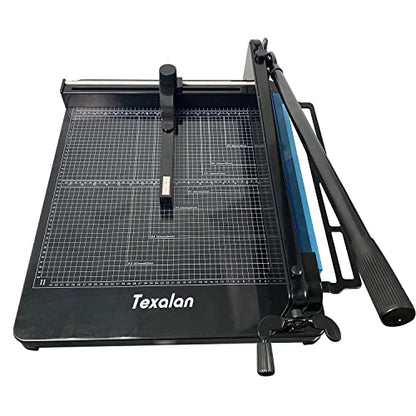 TEXALAN(R) Heavy Duty Guillotine Paper Cutter Black 400 Sheets Stack Paper Trimmer (A3-17'' Paper Cutter) - size: A3-17'' PAPER CUTTER