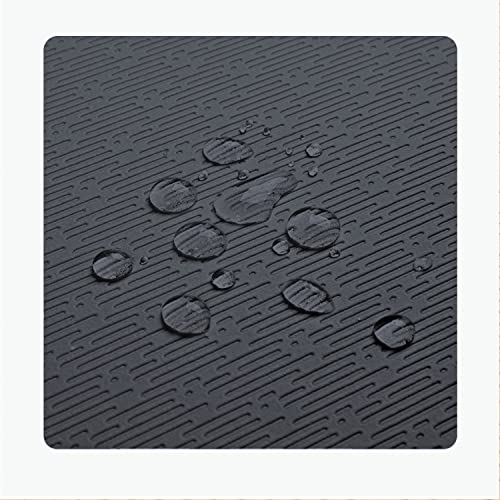 Hatha Yoga TPE Yoga Mat 72"x 27"x1/3" Non-slip Exercise Mat - color: black