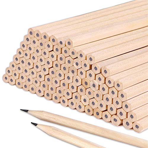 Wood Cased 2B Graphite Pencils for Drawing Sketching Writing Tests Exam Artists Beginners Home Office Supplies (18)