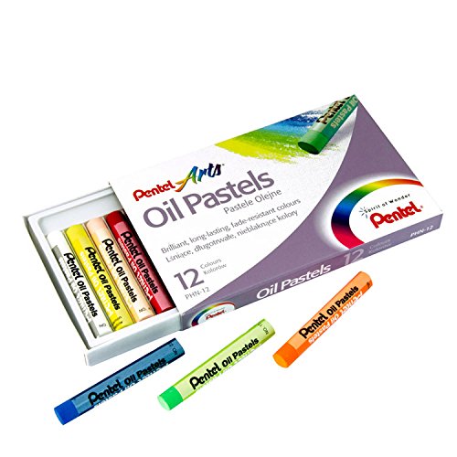 Pentel Arts Oil Pastels Class Pack Brilliant Fade Resistant Colours Long Lasting 36 (Packs of 12 Colour) - size: 1 Count (Pack of 36)