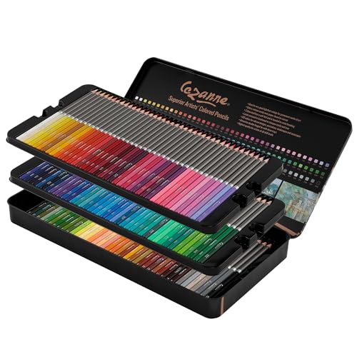 Jerry's Artarama 120 Colored Pencils Set with Sharpener - Professional Soft Lead Colored Pencils for Adults - size: 120 Count (Pack of 1)
