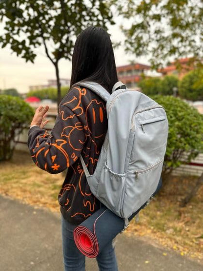Foldable Yoga Mat for Travel Non Slip - Folding Travel Yoga Mat