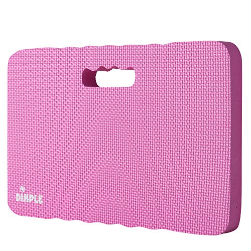 Dimple Kneeling Pad, High Density Thick Foam Comfort Kneeling Mats - color: Pink, size: Single