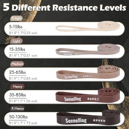 Seenelling 5 Level Resistance Bands - color: modern nude