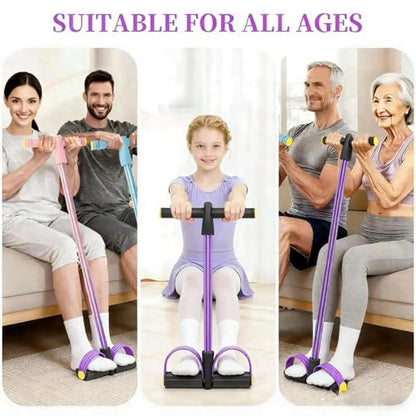 Pedal Resistance Bands with Handles for Women,Multifunction Fitness Bands
