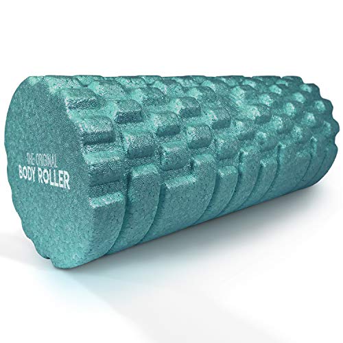 The Original Body Roller High Density Foam Roller for Exercise & Recovery - color: Turquoise