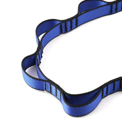 NRC&XRC Aerial Yoga Hammock Daisy Chains, 22kN Adjustable Daisy Chain Strap with Loops, Climbing Strap Nylon Chain Sling, No Stretch(150mm)