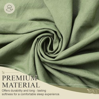 Marsui Japanese Floor Mattress with Washable Cover Thick Futon Mattress Tatami Mat Memory Foam for Adults Sleeping Camping Travel Guest Bed Bedroom Living Room Floor Lounger,Green