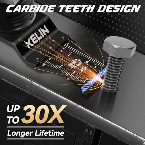 6 PCS Carbide Titanium Oscillating Blade,Universal Multitool Blades | Heavy Duty Oscillating Tool Saw Blades for Steel Bolts Screws Metal Wood Cutting with Hangable Case,Fit For Bosch Fein Dewalt - size: 6 PCS (Carbide + Titanium)