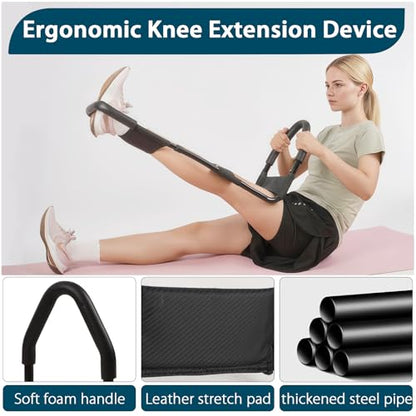 Hamstring Stretcher, Adjustable Knee Extension Device | Lower Back Stretcher, Calf Stretcher, Leg Stretcher and Hip Stretcher for Knee Pain Relief