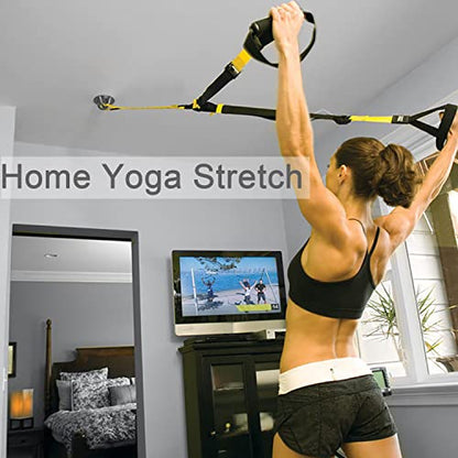 Wall Mount Bracket for Suspension Straps, Ceiling Anchor X Mount for Olympic Rings, Body Weight Strength Training Systems, Yoga Swings Hammocks, Boxing Equipment