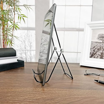 GIBSON HOLDERS 6AC Adjustable Black Wire Display Easel, 3.5" W x 4.5" D x 9.25" H - size: 1-Pack