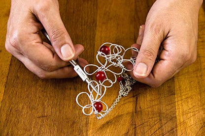 Aluminum Wire, Anezus 9 Gauge Bendable Metal Armature Aluminum Craft Wire for Wreath Making Beading Floral (Silver, 3 mm, 50 Feet/15m) - style: Silver