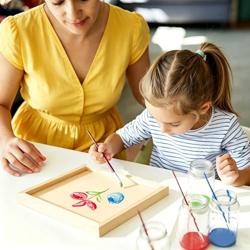 6 Pack Blank Wood Panel Boards for Painting | 6 x 12inch Unfinished Wood Canvas Panels for Crafts, Painting Canvas, DIY Art Projects, Pouring, Arts Use with Oils, Acrylics - size: 6*12inch