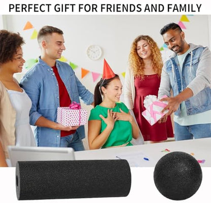 Mini Foam Roller, High Density Massage Tool for Physical Therapy - color: Black