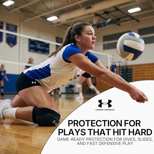 Under Armour Volleyball Knee Pads, Set of 2 - color: Black, size: Medium