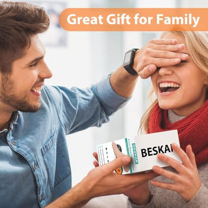 BESKAR Foot Massager Roller for Plantar Fasciitis Relief - color: Grey