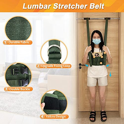 Back Stretcher for Lower Back Pain Relief, Spinal Decompression Belt - color: Medium