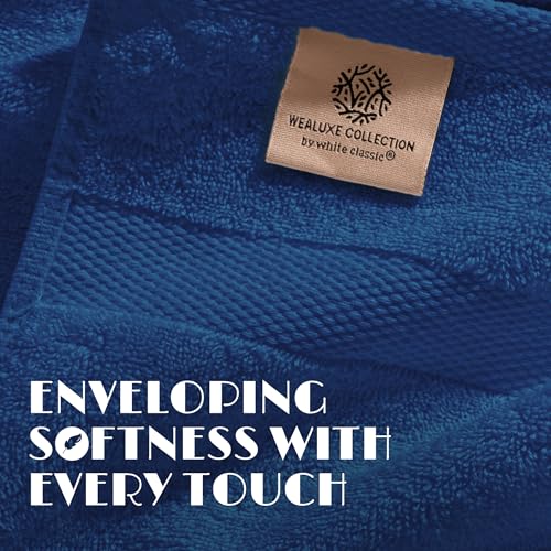 Luxury Soft Bath Sheet Towels Set - 650 GSM Cotton Luxury Bath Towels Extra Large 35x70 | Highly Absorbent and Quick Dry | Hotel Quality Extra Large Bath Towels Oversized, Navy Blue, 2 Pack - color: Navy Blue, size: Bath Sheets, 2 Pack