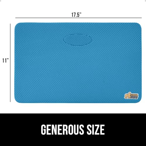 GORILLA GRIP® Extra Thick Foam Kneeling Pad for Gardening 17.5x11 True Blue - color: Blue
