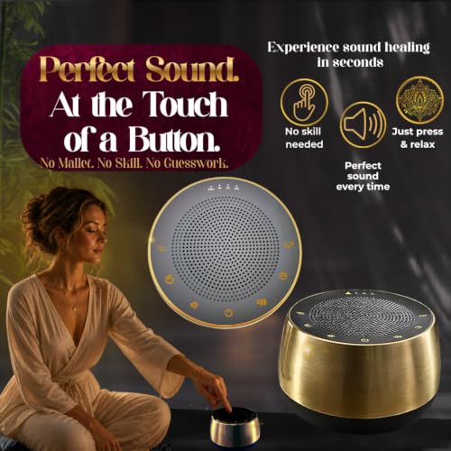 Electronic Sound Bowl Machine for Meditation, Massage & Relaxation