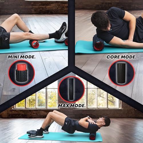 5-in-1 Long Foam Roller, 23" Long Back Roller for Physical Therapy with 5 Different Length Options, Muscle Trigger Points - Relieves Pain with Muscle Massage: Back, Shoulder, Foot, Legs, Arms, Neck - size: Long 23 Inch