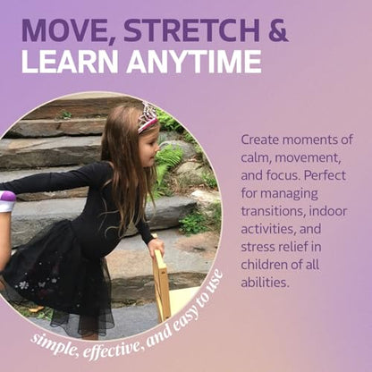 Chair Yoga Poses Cards for Kids: Movement or Brain Breaks in Classroom, Meditation, Somatic Play Therapy, Breathing Exercise, or for Social Emotional Learning Activities and Test-Taking Strategies