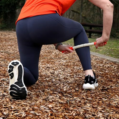 Tiger Tail The Stick - Bendy 15” Flexible Muscle Roller Stick for Myofascial Release & Trigger Points - Bendable Deep Tissue Massager for Legs, Back, Shoulders - Relieve Soreness & Improve Recovery - size: 15" Plus eBook Happy Muscles Guide