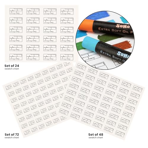 Soho Urban Artist Oil Pastels 26pc Set - Extra Soft, Blendable, Highly Pigmented and Vibrant, Ideal for Artists & Professionals - Suitable for Drawing, Sketching, Layering, and Scraping - size: 26 Count (Pack of 1)