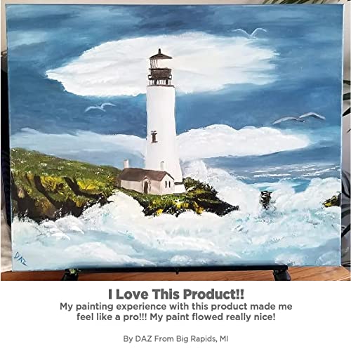 Centurion Deluxe Professional Oil Primed Linen Canvas Panels - 24"x36" - 3 Pack of Linen Canvases for Painting, Artwork and More - size: 24"x36"
