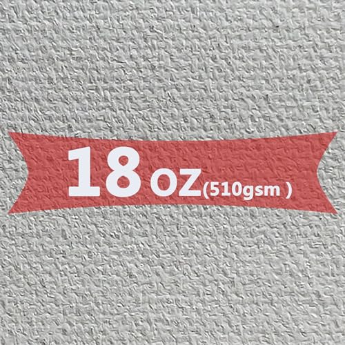 Cuttable Canvas Rolls for Painting 26 inches Wide16.4 Foot Long (5m Roll) Primed coarse-Weave Rough Textured Canvas Heavyweight Cotton 510 gm