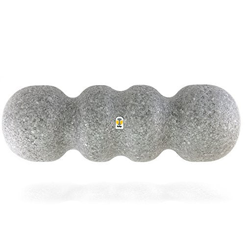 Rollga - High Density Foam Roller for Exercise & Back Pain, 18 inches - color: Silver