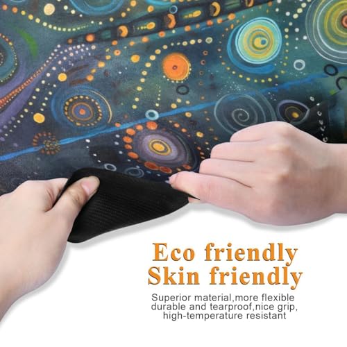 Dragonfly Painting Yoga Mat Non-Slip Fitness Mat for Pilates, Workout & Home Gym, 71x26 Inch Yoga Mats for Enhanced Yoga Practice - color: A01