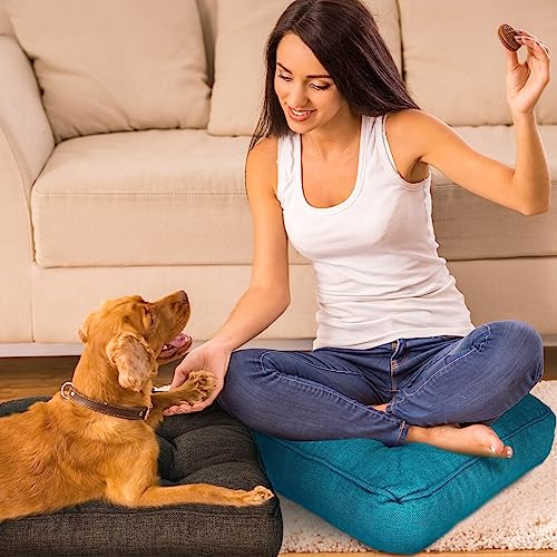 Thyle 10 Pcs Meditation Floor Pillows Cushions Bulk | Classroom Flexible Seating, 15.7 Inch Outdoor Chair Cushions for Adults Kids, for School Living Room Tatami Yoga