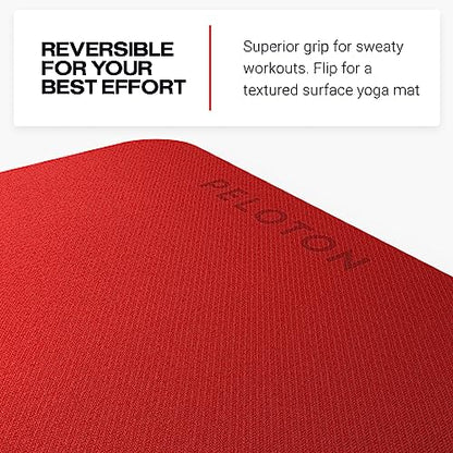 Peloton Reversible Workout Mat | 71” x 26” with 5 mm Thickness, Premium Heavy-Duty Floor & Yoga Mat, Tear & Scratch Resistant